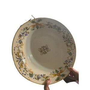 Huge Pasta Bowl Handmade In Italy